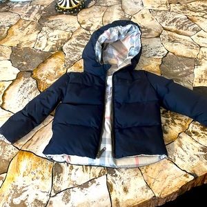 Burberry down filled jacket. 24 months
